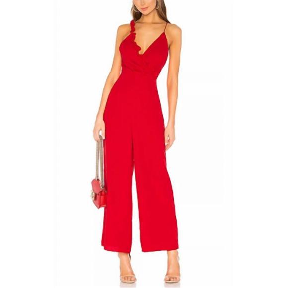 NEW KEEPSAKE forget you jumpsuit in cherry - Picture 2 of 4